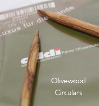 Addi Click Olivewood Circular Knitting Needles