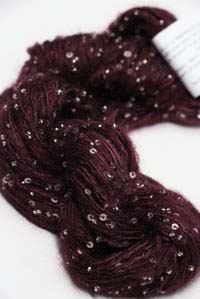 Artyarns Beaded Mohair with Sequins | 256 Claret (Silver)