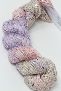 Artyarns BEADED SILK AND SEQUINS LIGHT | H15 Strawberry Parfait (Silver)
