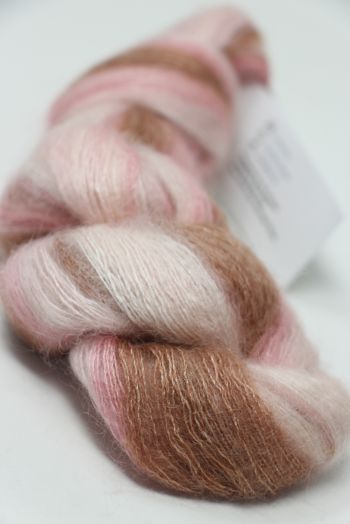 Artyarns Silk Mohair Lace Yarn in 130 Pink Chocolate
