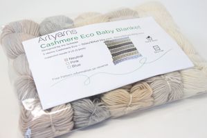 Artyarns Eco Cashmere Baby Blanket Kit NEUTRALS
