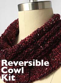 Reversible Cowl Kit from Artyarns