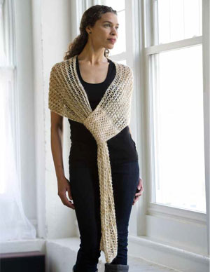 Smart Shawl Knitting Pattern 