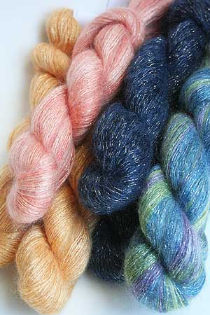 Artyarns Silk Mohair Glitter Handpainted Yarn