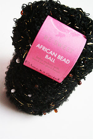 be sweet african beaded ball yarn