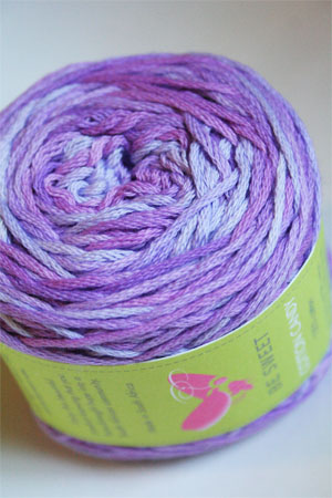 Be Sweet Cotton Candy in 17 Purple Mix DK Cotton 