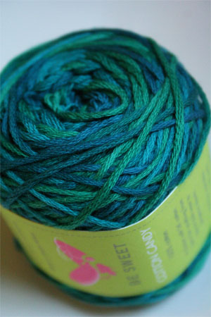 Be Sweet Cotton Candy in 21 Teals Mix DK Cotton 