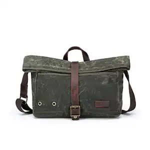 Della Q | Makers Rolltop Bag | Olive