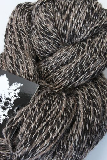 Galler Yarns Alpaca Peruvian Tweed Yarn in Musk/Charcoal (PT111) 