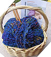 Wool Yarn Gift Basket