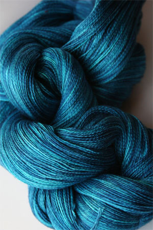 Tosh silk lace yarn by MadelineTosh in Baltic