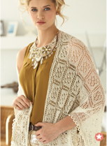 Vogue Knitting Lacey Lamb Shawl