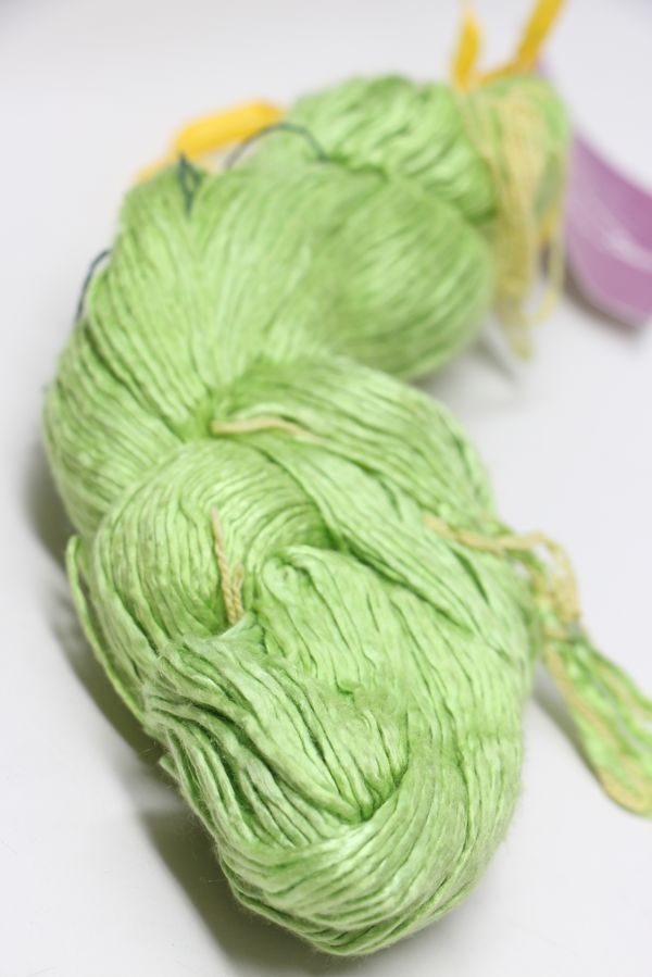 Peau de Soie Silk Yarn in Key Lime