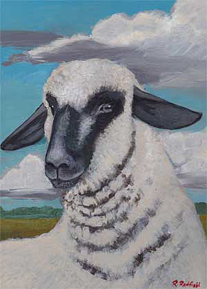 Sheep Paintings by Rochelle Redfield - Shropshire