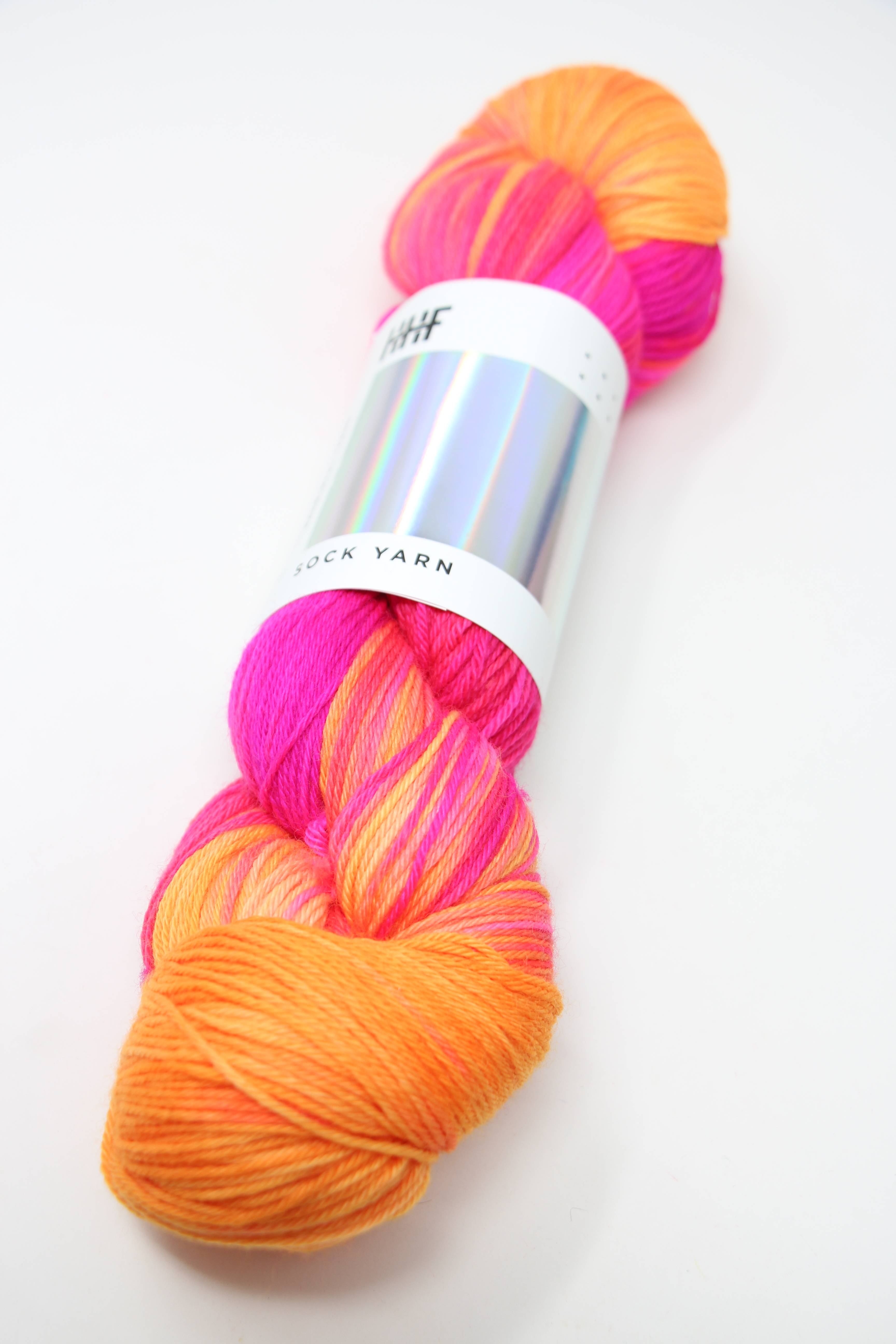 Hedgehog Fibres Sock yarn in color Cinder, 1 hank 