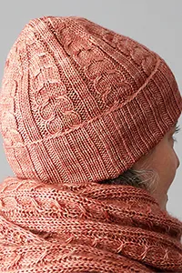 MALABRIGO OLD ROSE HAT