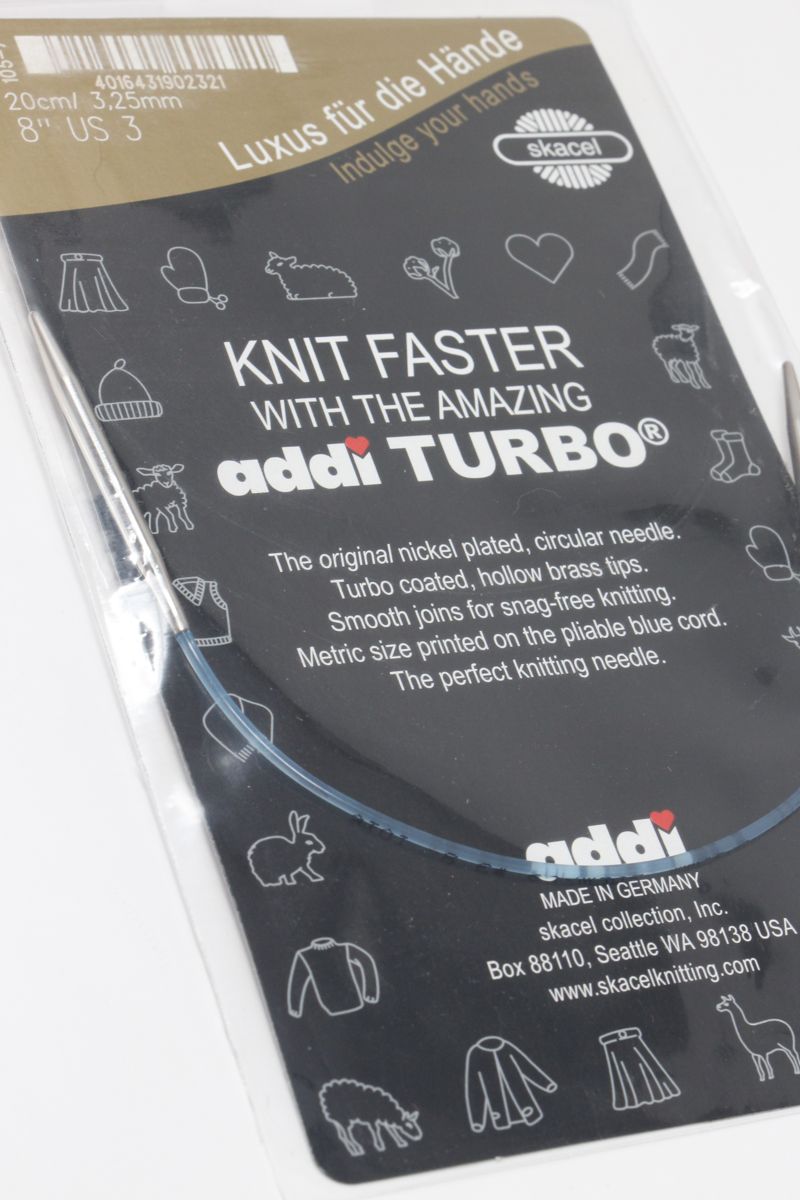 Addi Turbo 60 inch/US 8 Circular Knitting Needles at Fabulous Yarn