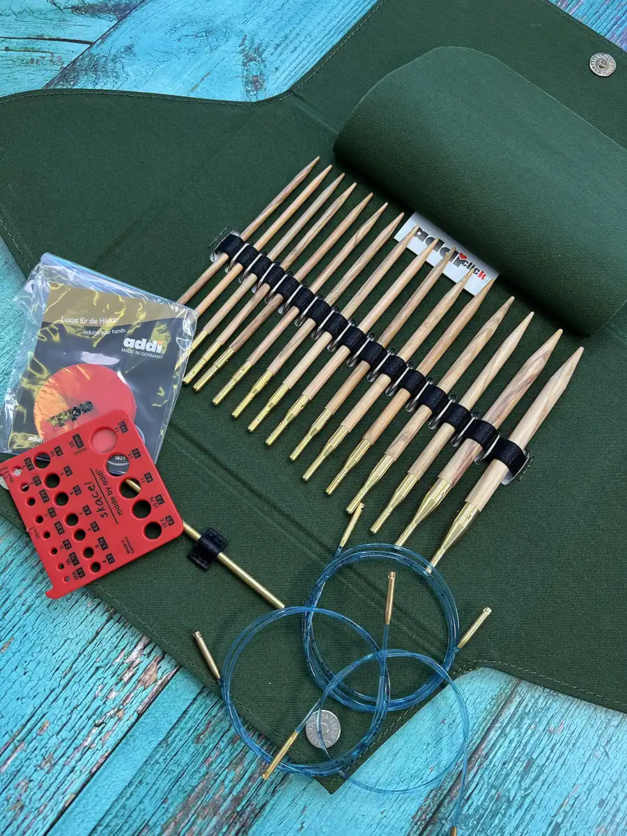 addi Click BASIC GOLD EDITION - Interchangeable Needle Set - Knitting  Needles