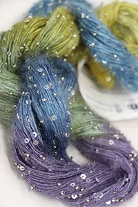 Artyarns Beaded Mohair with Sequins 123 Lagoon (Silver)