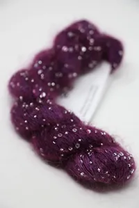 Artyarns Beaded Mohair with Sequins 273 Grape Juice (Silver)