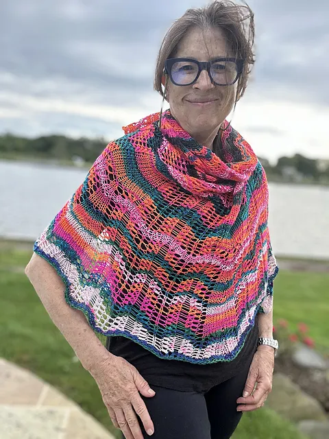 Artyarns Painted Chevrons KAL Shawl