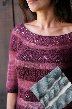 Artyarns MOULIN ROUGE SWEATER KIT Sky (206)