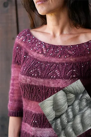 Artyarns MOULIN ROUGE SWEATER Silver