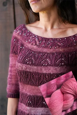 Artyarns MOULIN ROUGE SWEATER Bubblegum