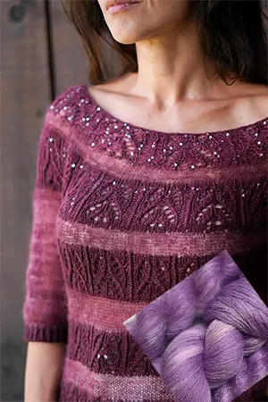 Artyarns MOULIN ROUGE SWEATER Lavendella