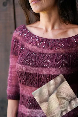 Artyarns MOULIN ROUGE SWEATER KIT Shell (2350)