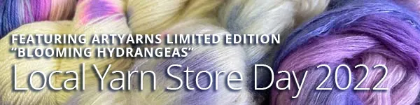 ARTYARNS LOCAL YARN STORE DAY Special Limited Edition Color Blooming Hydrangeas