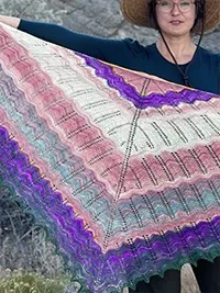 Artyarns Inspiration Club - Yarn Art Shawl