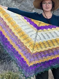 Artyarns Inspiration Club - Yarn Art Shawl