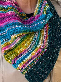 Artyarns Inspiration Club - Neon Sky Bloom Cowl