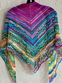 Artyarns Inspiration Club - Neon Sky Shawl