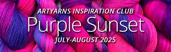 Artyarns Inspiration Club PURPLE SUNSET