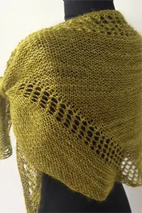 ARTYARNS Triangulation Shawl P144 Detail