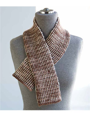 Corrugated Rib Cashmere Scarf from One + One by Iris Schreier