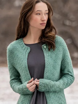 Blue Sky Knitkit - Ocean Bloom Cardigan