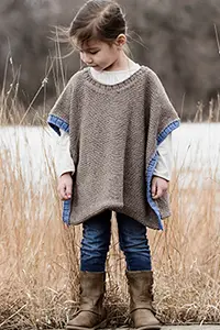 BLUE SKY SWEATER PUDDLE JUMPER PONCHO