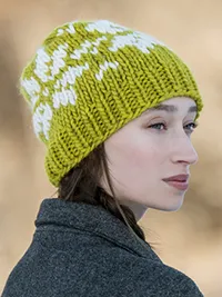 Frosty North Hat Knit Kit in Blue Sky Woolstok North at Fabulous Yarn