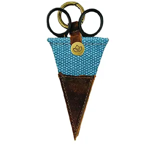 Della Q | Makers Canvas Scissor Pocket in Teal