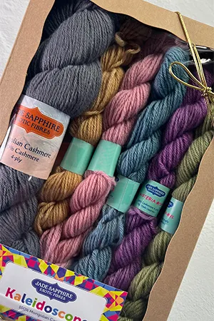 Jade Sapphire Cashmere Kaleidoscope Kit in Celestial Garden