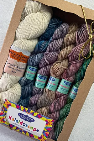 Jade Sapphire Cashmere Kaleidoscope Kit in Lunar Landscape