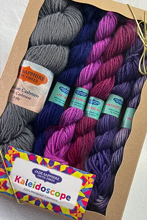 Jade Sapphire Cashmere Kaleidoscope Kit in Violet Village