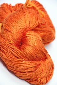 Hand Dyed Silk Yarn Peau De Soie - Only at Fabulous Yarn
