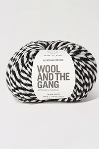 Wool and the Gang Alpachino Merino Black Twist