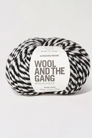 Wool & The Gang Crazy Sexy Wool in Black Twist